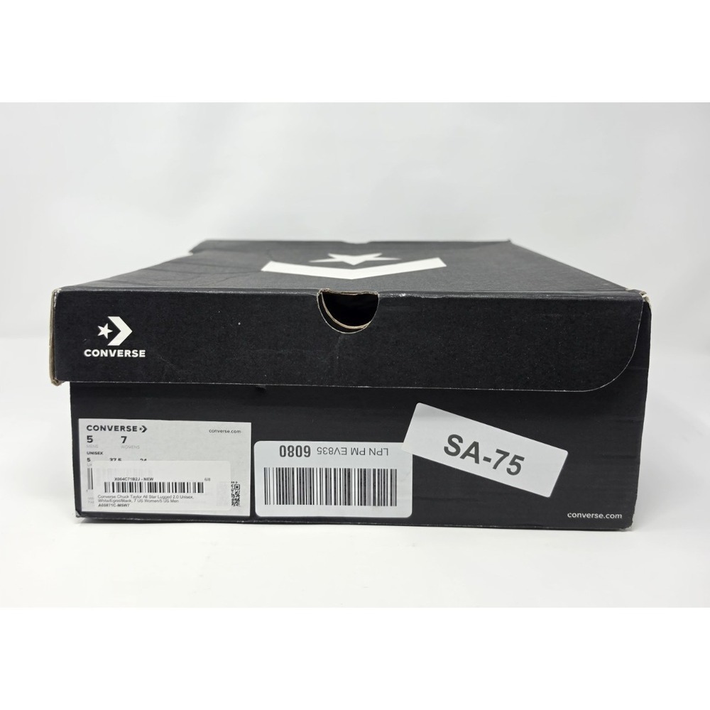Converse Chuck Taylor All Star Lugged 2.0 Unisex Women's7/Men's 5 Shoe White NWB - Picture 9 of 9